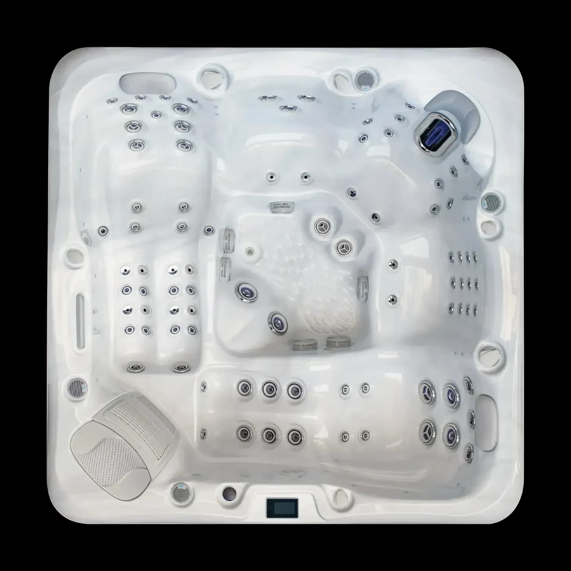 Poseidon White Series Limited, spa 5 personnes Groupe L'Espadon, vue de dessus